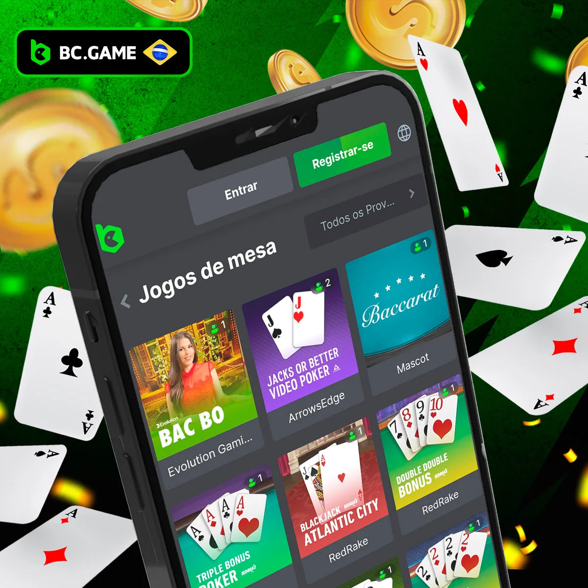 O casino BC Game oferece uma grande seleção de jogos de cartas
